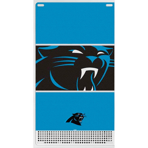 NFL Carolina Panthers Zone Block Xbox Series S Console Skin