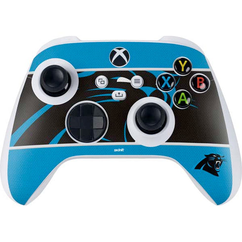 NFL Carolina Panthers Zone Block Xbox Series S Controller Skin