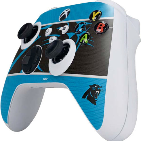 NFL Carolina Panthers Zone Block Xbox Series S Controller Skin