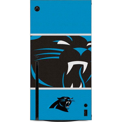 NFL Carolina Panthers Zone Block Xbox Series X Console Skin