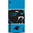 NFL Carolina Panthers Zone Block Xbox Series X Console Skin