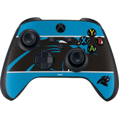 NFL Carolina Panthers Zone Block Xbox Series X Controller Skin