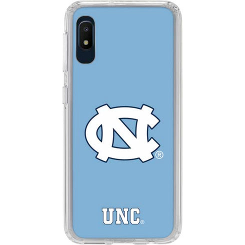 Carolina UNC Galaxy A10e Clear Case