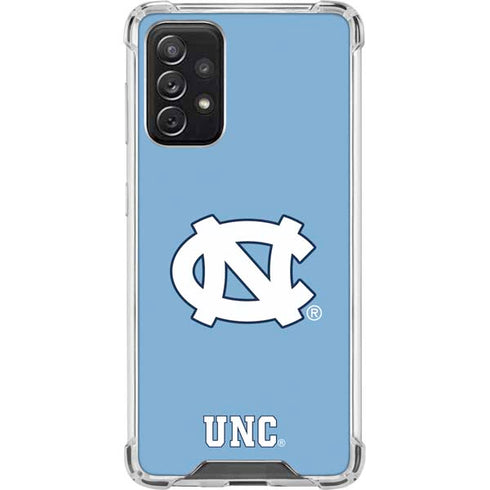 Carolina UNC Galaxy A72 5G Clear Case