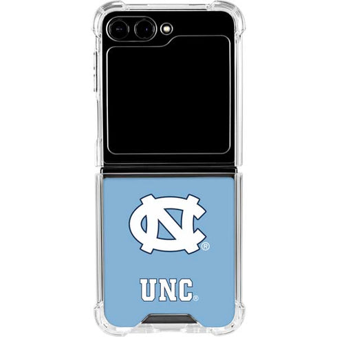 University of North Carolina UNC Galaxy Z Flip5 5G Clear Case