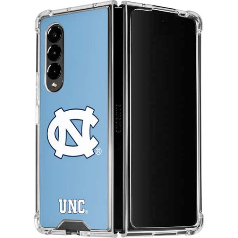 Carolina UNC Galaxy Z Fold4 5G Clear Case