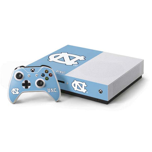 Carolina UNC Xbox One S Console and Controller Bundle Skin