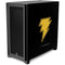 DC Comics Black Adam Classic Logo Corsair 4000D Tempered Glass Mid-Tower ATX Case Skin