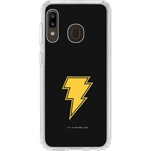 DC Comics Black Adam Classic Logo Galaxy A20 Clear Case