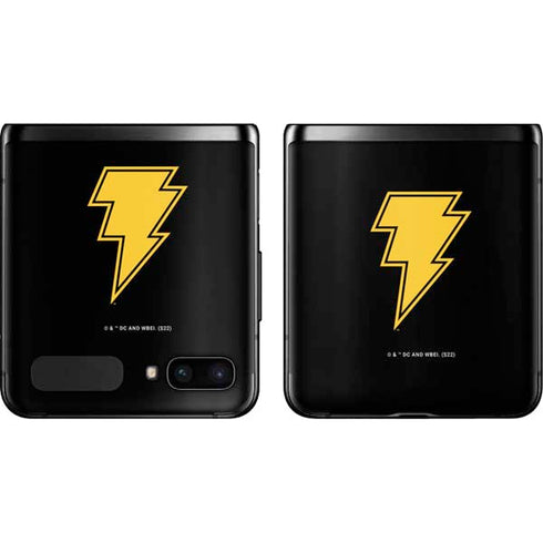 DC Comics Black Adam Classic Logo Galaxy Z Flip Skin