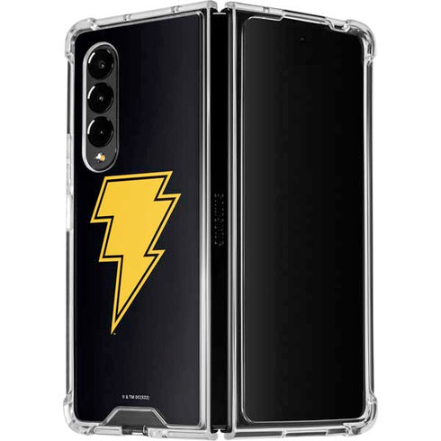 DC Comics Black Adam Classic Logo Galaxy Z Fold4 5G Clear Case