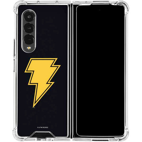 DC Comics Black Adam Classic Logo Galaxy Z Fold4 5G Clear Case