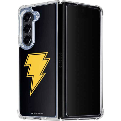 DC Comics Black Adam Classic Logo Galaxy Z Fold5 5G Clear Case