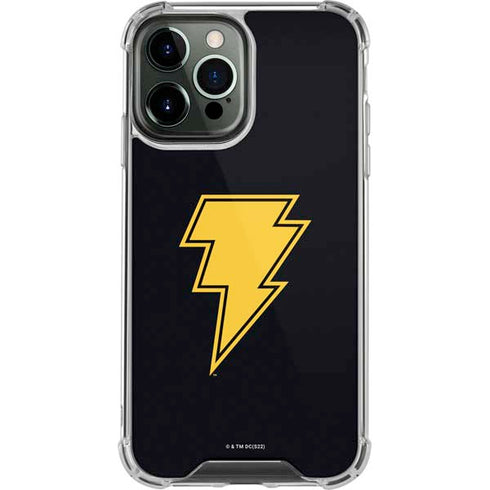 DC Comics Black Adam Classic Logo iPhone 14 Pro Max Clear Case