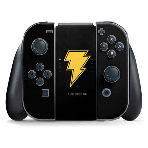 DC Comics Black Adam Classic Logo Nintendo Switch (2017-2021) Joy-Con Controller Skin