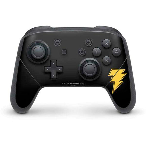 DC Comics Black Adam Classic Logo Nintendo Switch Pro Controller Skin