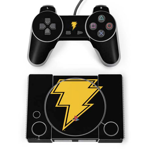 DC Comics Black Adam Classic Logo PlayStation Classic Bundle Skin