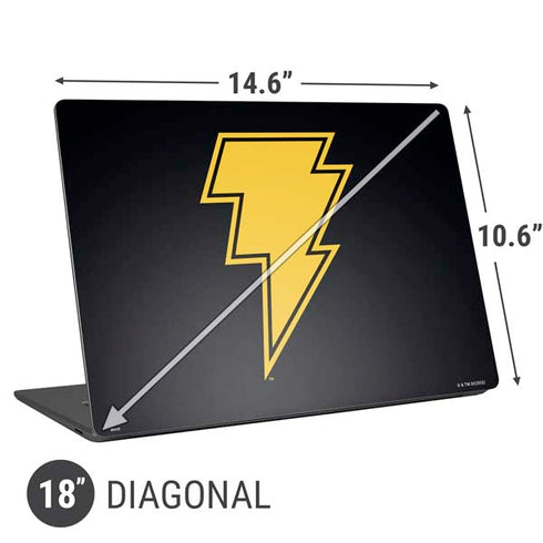 DC Comics Black Adam Classic Logo Universal Laptop 18in (14.6 x 10.6in) Skin
