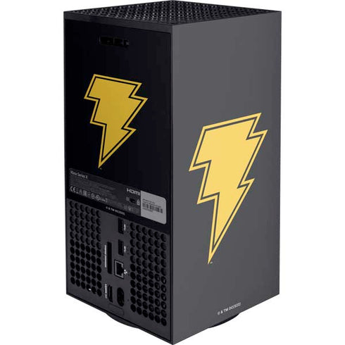 DC Comics Black Adam Classic Logo Xbox Series X Console Skin