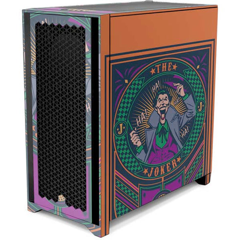 DC Comics The Joker Casino Chip Corsair 4000D Tempered Glass Mid-Tower ATX Case Skin