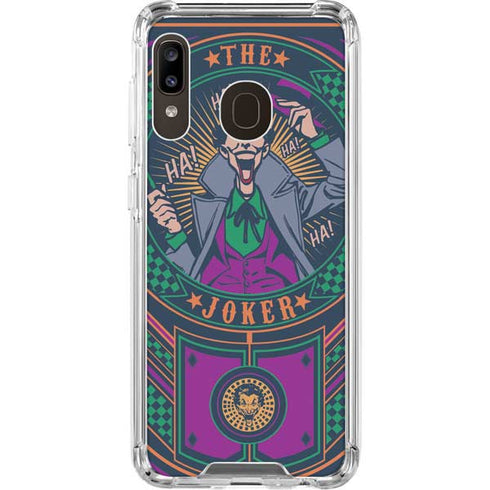 DC Comics The Joker Casino Chip Galaxy A30 Clear Case