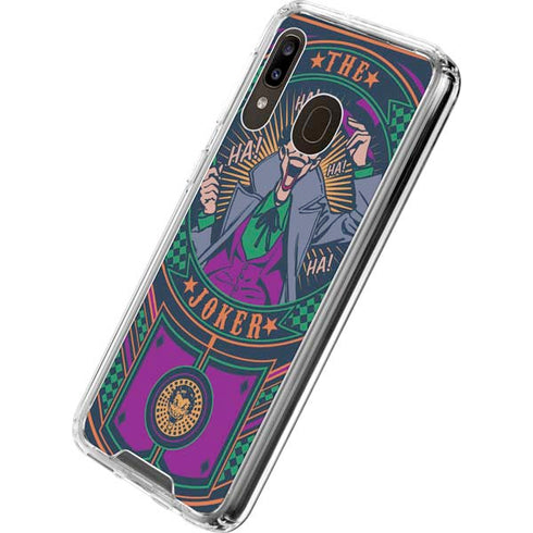 DC Comics The Joker Casino Chip Galaxy A30 Clear Case