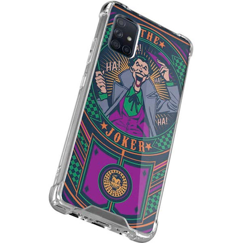 DC Comics The Joker Casino Chip Galaxy A71 5G Clear Case