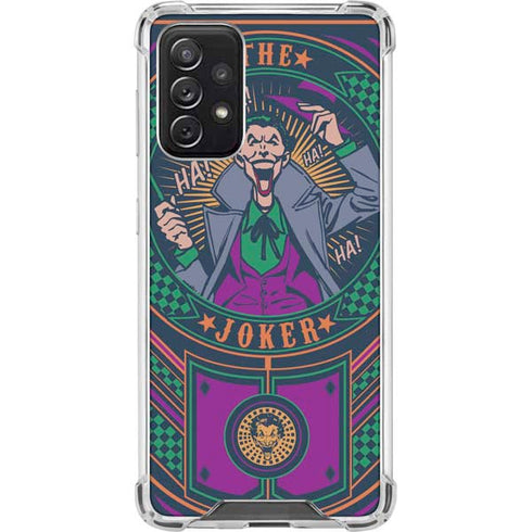 DC Comics The Joker Casino Chip Galaxy A72 5G Clear Case