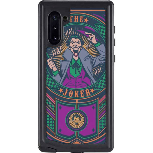 DC Comics The Joker Casino Chip Galaxy Note 10 Waterproof Case