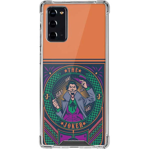 DC Comics The Joker Casino Chip Galaxy Note20 5G Clear Case