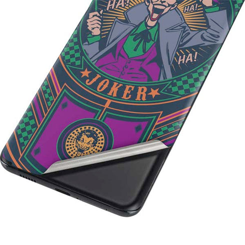 DC Comics The Joker Casino Chip Galaxy S21 Plus 5G Skin