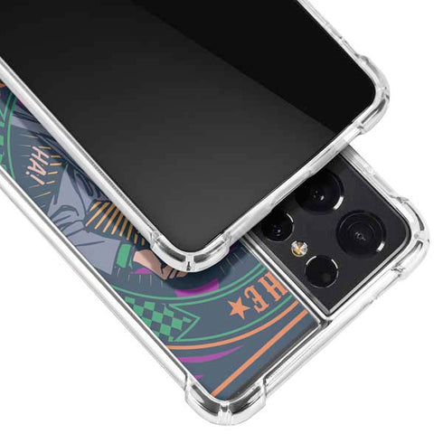 DC Comics The Joker Casino Chip Galaxy S21 Ultra 5G Clear Case