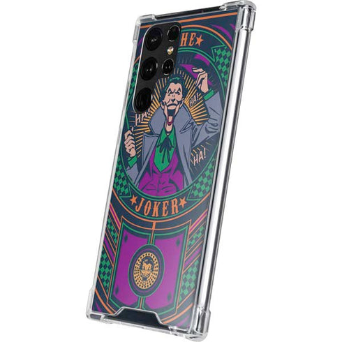 DC Comics The Joker Casino Chip Galaxy S22 Ultra Clear Case