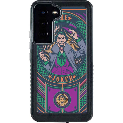 DC Comics The Joker Casino Chip Galaxy S23 Plus Waterproof Case