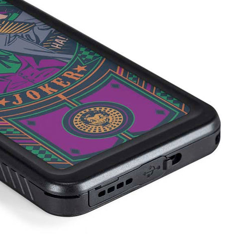 DC Comics The Joker Casino Chip Galaxy S23 Plus Waterproof Case