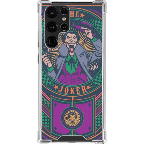 DC Comics The Joker Casino Chip Galaxy S24 Ultra Clear Case