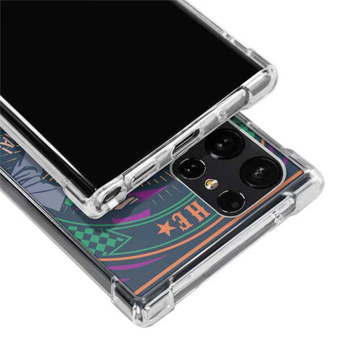 DC Comics The Joker Casino Chip Galaxy S24 Ultra Clear Case