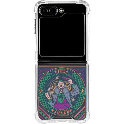 DC Comics The Joker Casino Chip Galaxy Z Flip5 5G Clear Case