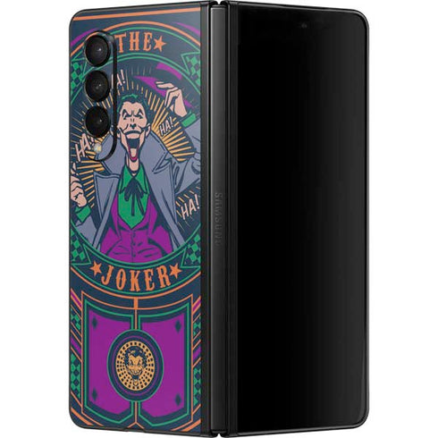 DC Comics The Joker Casino Chip Galaxy Z Fold3 5G Skin