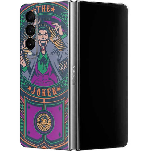 DC Comics The Joker Casino Chip Galaxy Z Fold4 5G Skin