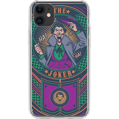 DC Comics The Joker Casino Chip iPhone 11 Clear Case