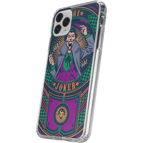 DC Comics The Joker Casino Chip iPhone 11 Pro Clear Case