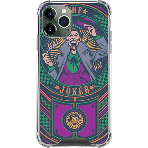 DC Comics The Joker Casino Chip iPhone 11 Pro Max Clear Case