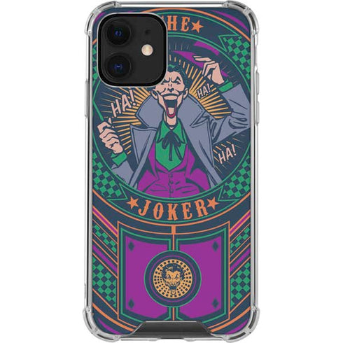 DC Comics The Joker Casino Chip iPhone 12 Clear Case