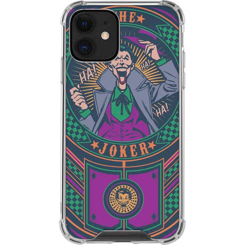 DC Comics The Joker Casino Chip iPhone 12 Mini Clear Case