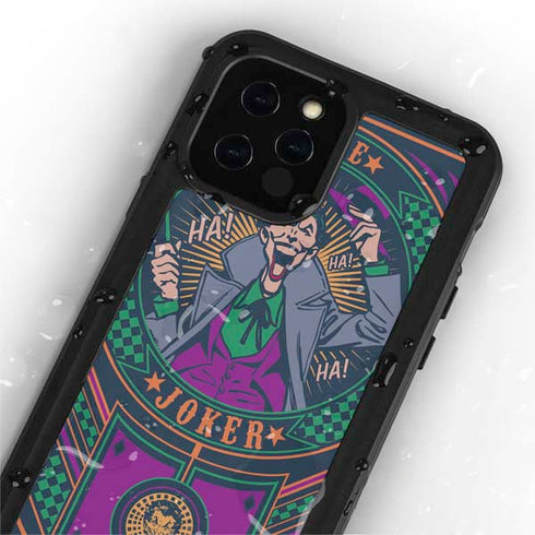 DC Comics The Joker Casino Chip iPhone 12 Pro Waterproof Case