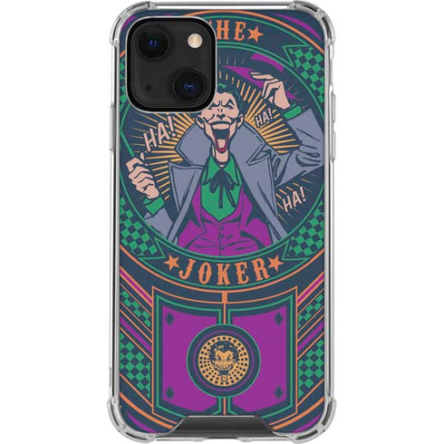 DC Comics The Joker Casino Chip iPhone 14 Clear Case