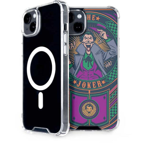 DC Comics The Joker Casino Chip iPhone 15 Plus MagSafe Case