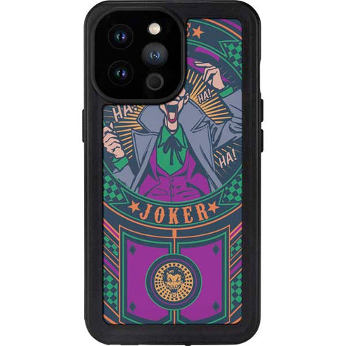 DC Comics The Joker Casino Chip iPhone 14 Pro Max Waterproof Case