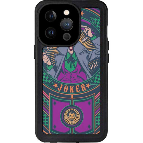 DC Comics The Joker Casino Chip iPhone 14 Pro Waterproof Case